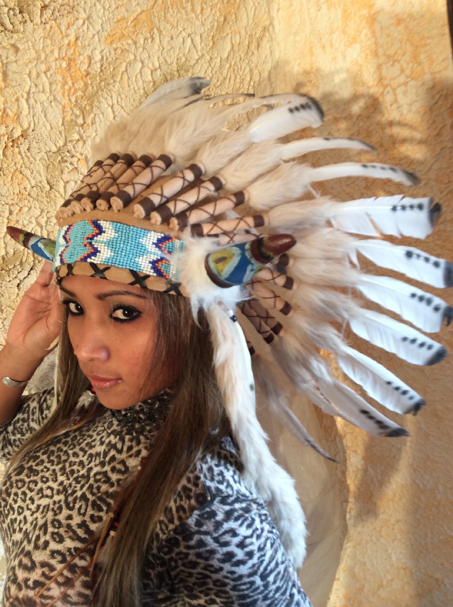 Indianer Federhaube