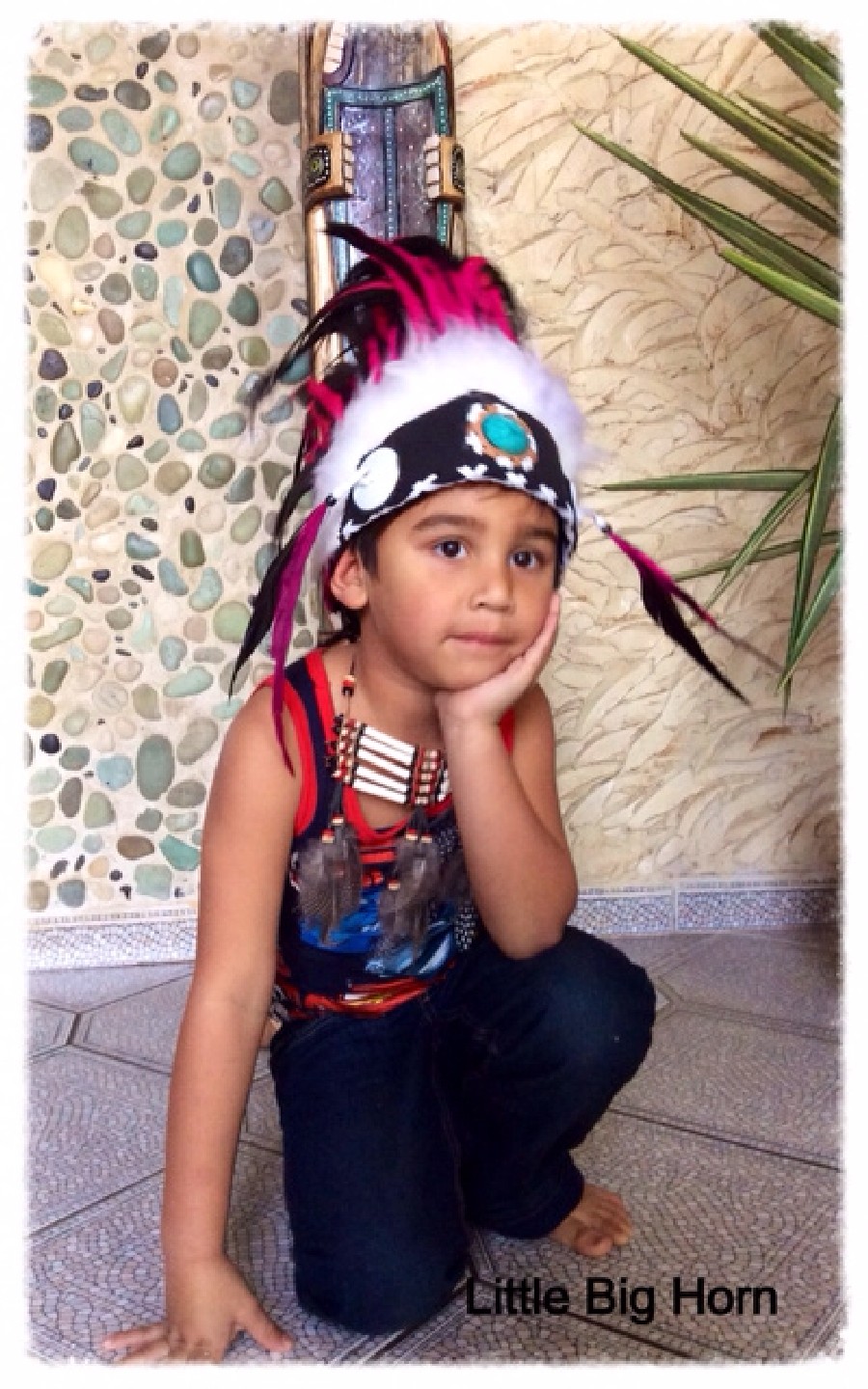 Indianer Federhaube