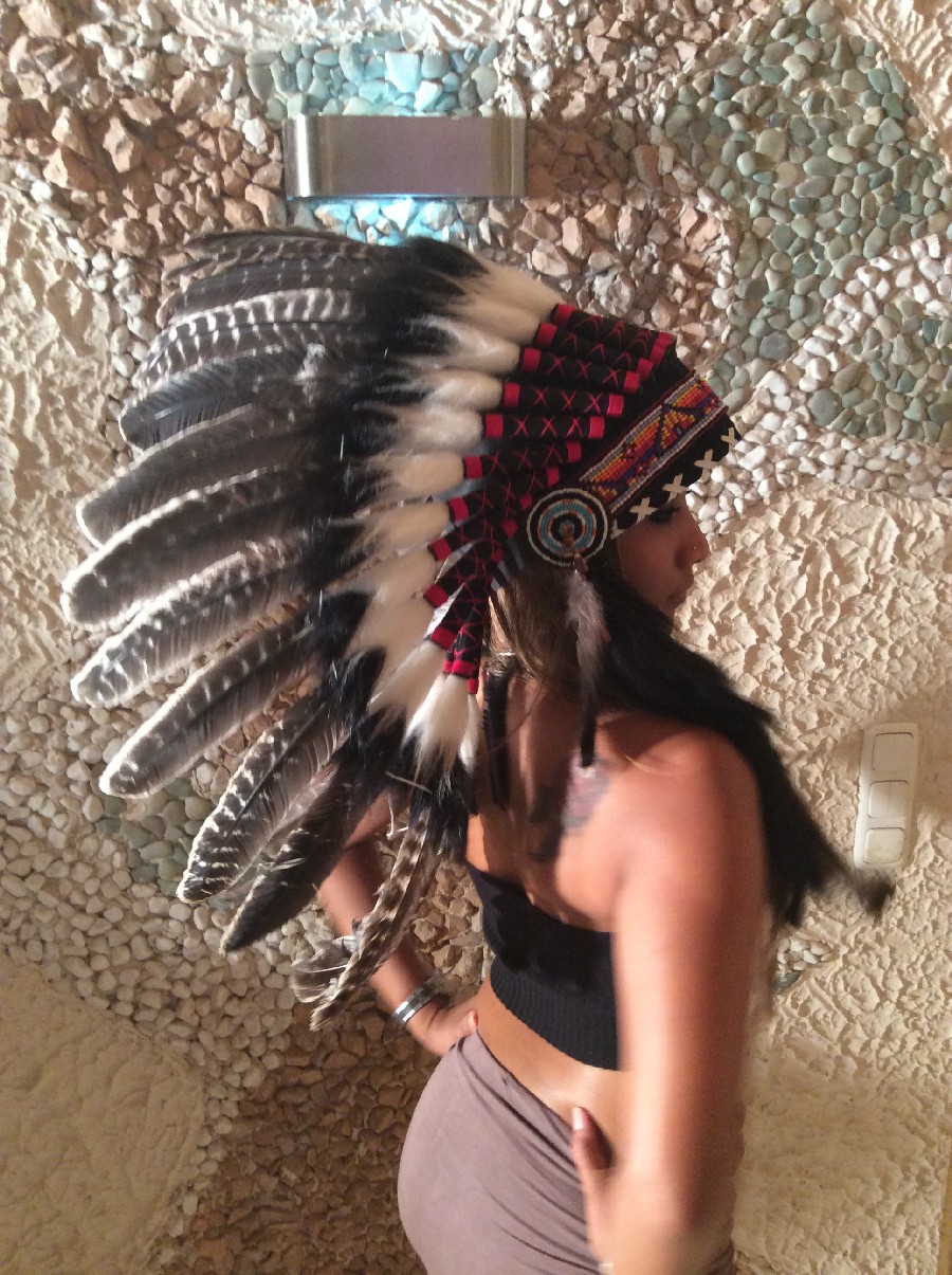 Indianer Federhauben